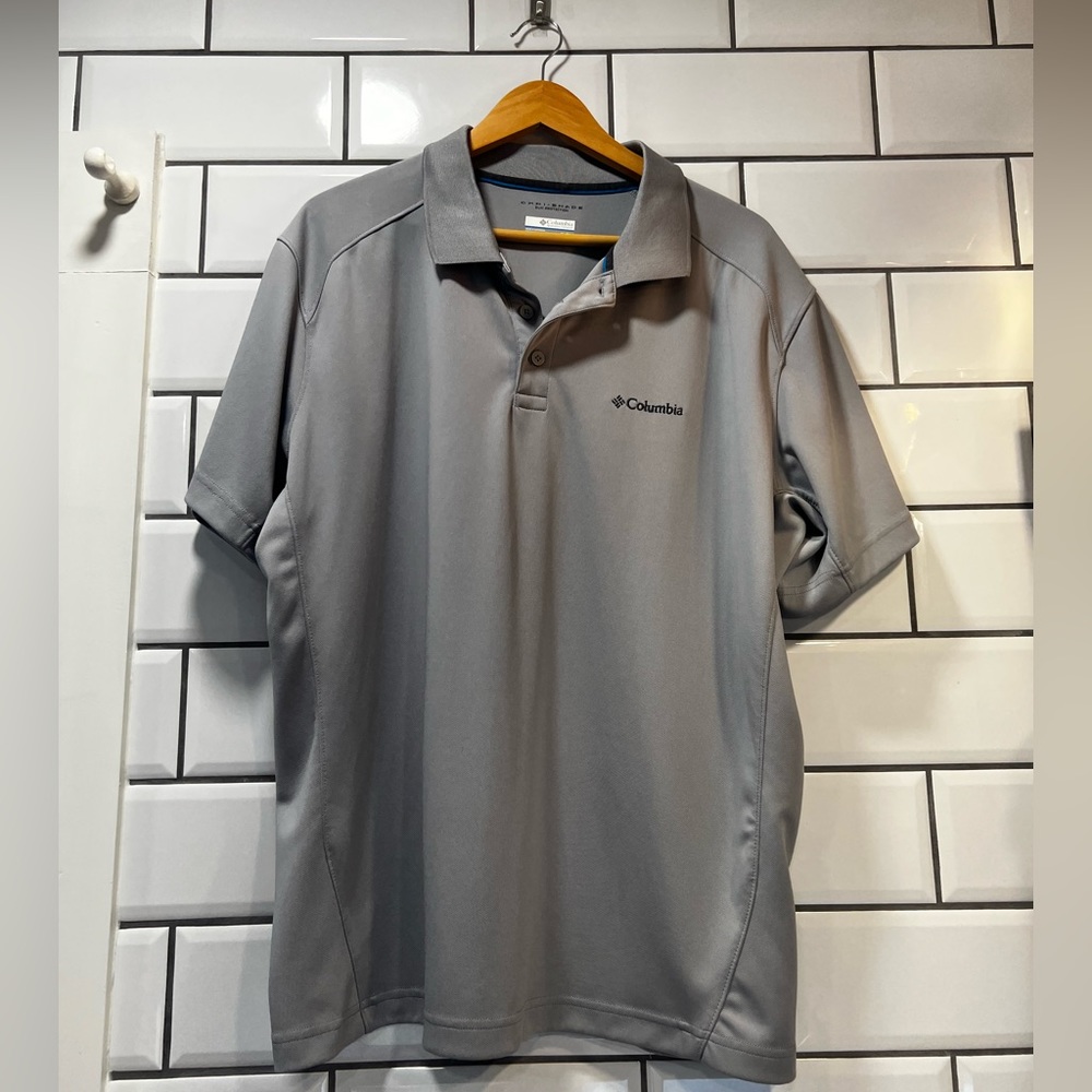 Grey Columbia Polo